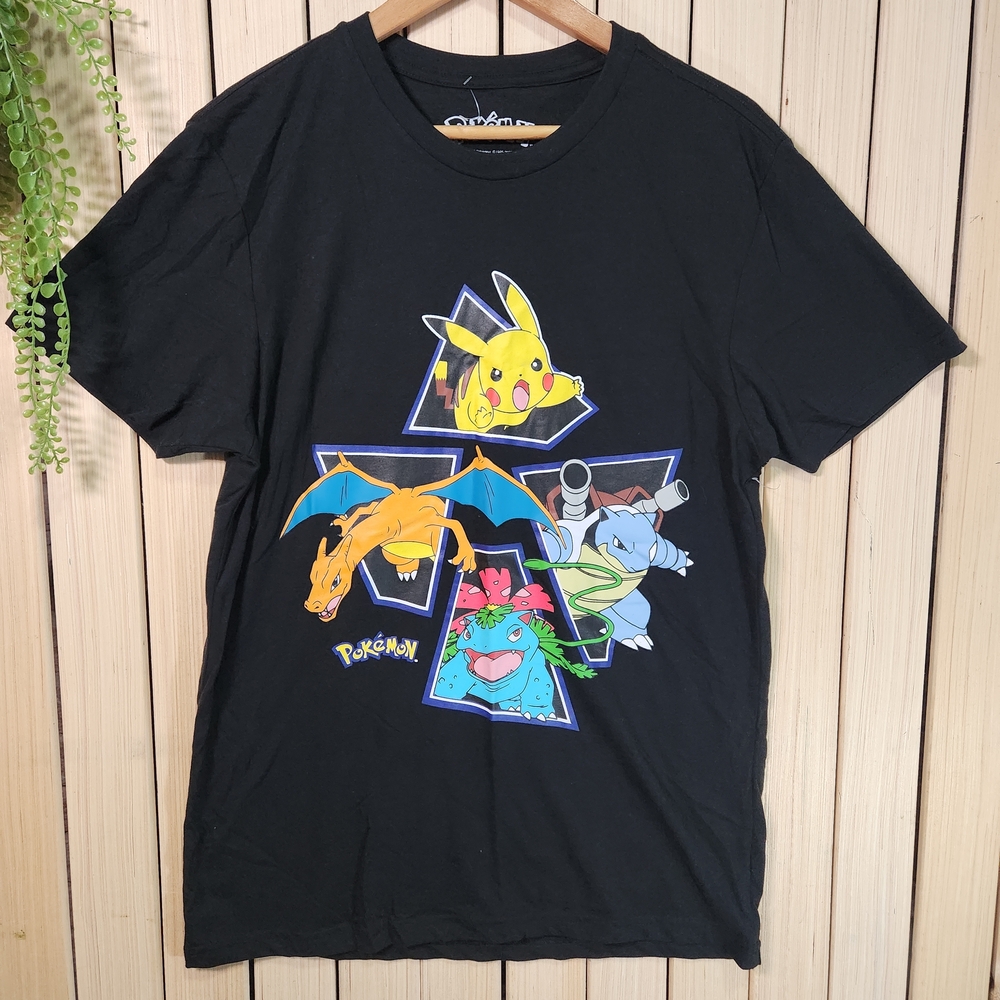 Pokémon Graphic T-Shirt Black, Pikachu